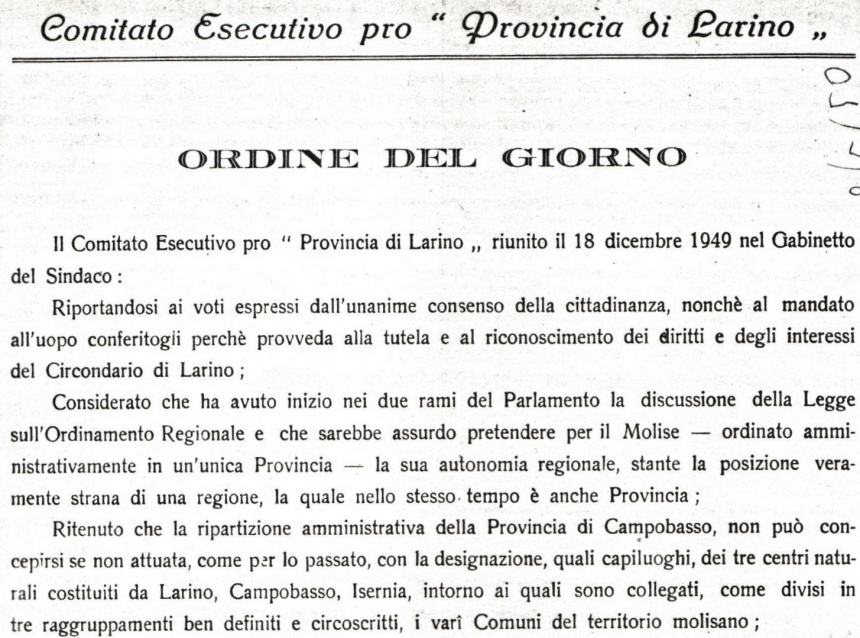 Termoli, Larino e la “Provincia” del Basso Molise: storia in pillole