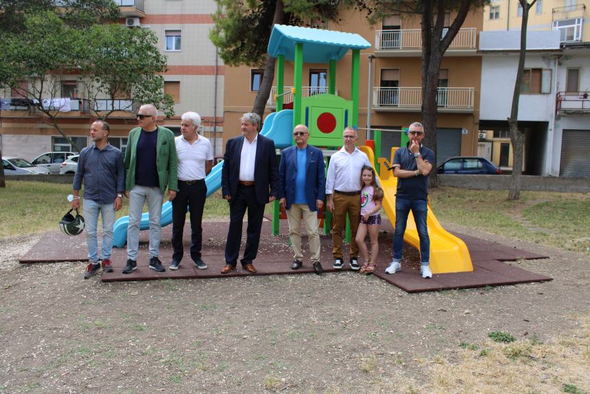 Inaugurazione aree verdi attrezzate a Termoli: viale d'Italia