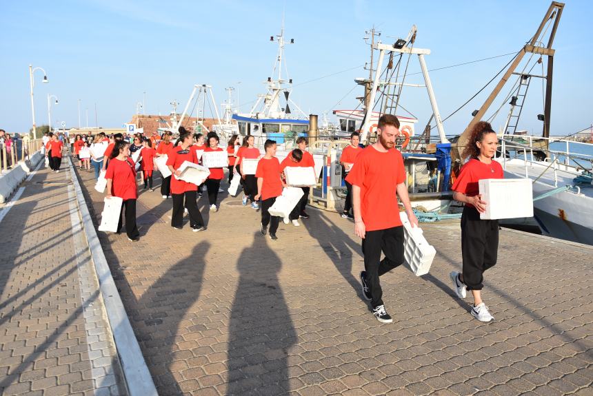 Flash mob al porto di Termoli