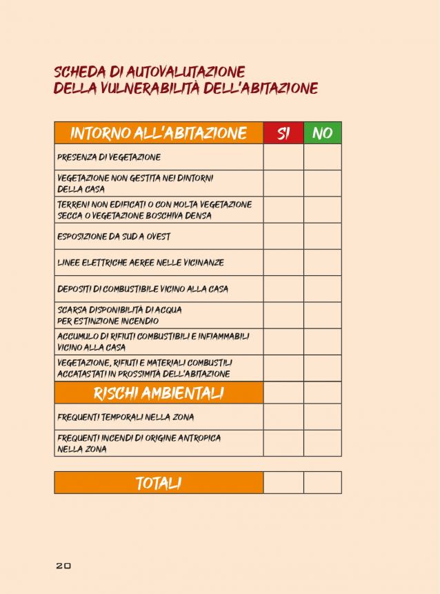 «Proteggere l'abitazione dagli incendi di vegetazione»