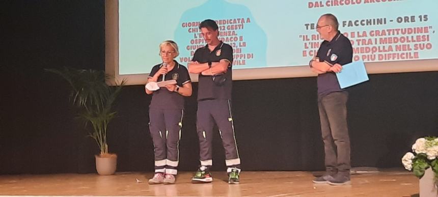 A dieci anni dal sisma in Emilia, volontari di Montenero premiati a Medolla