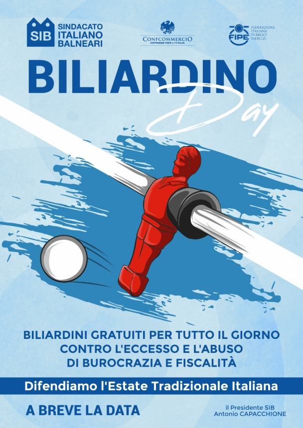 Balzelli e secchielli, contro il Fisco che morde lanciato il "Biliardino Day"