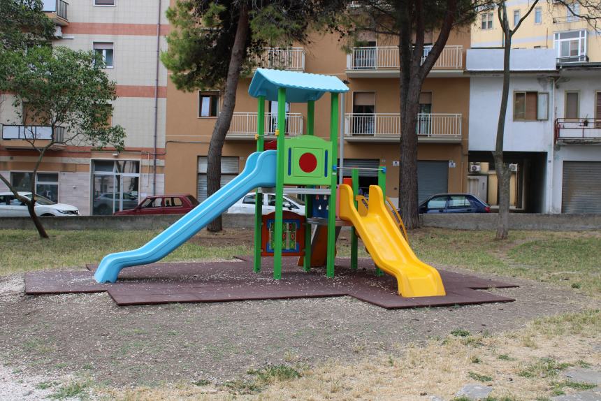 Inaugurazione aree verdi attrezzate a Termoli: viale d'Italia