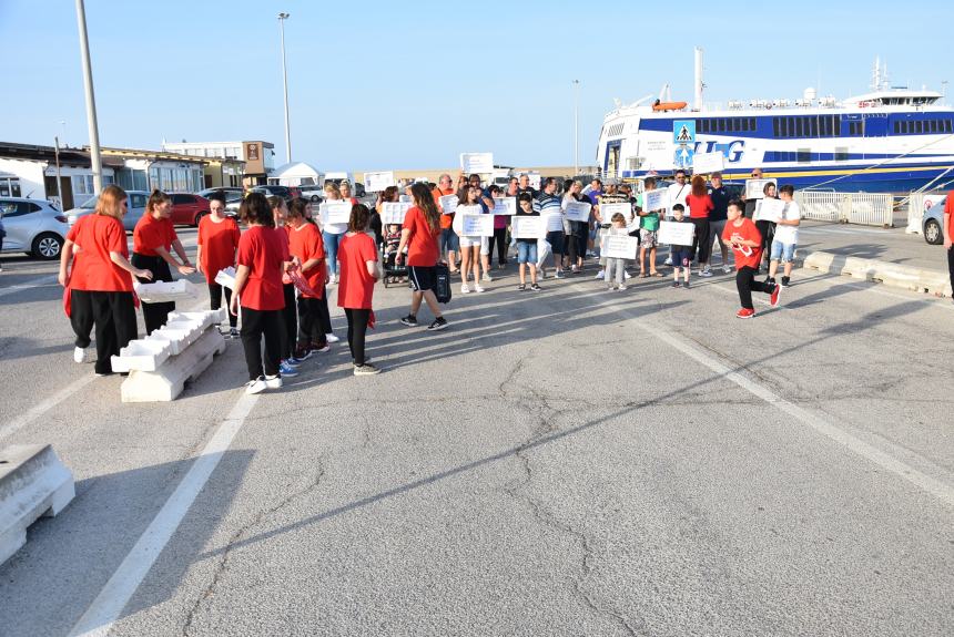 Flash mob al porto di Termoli