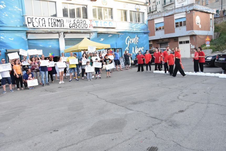 Flash mob al porto di Termoli