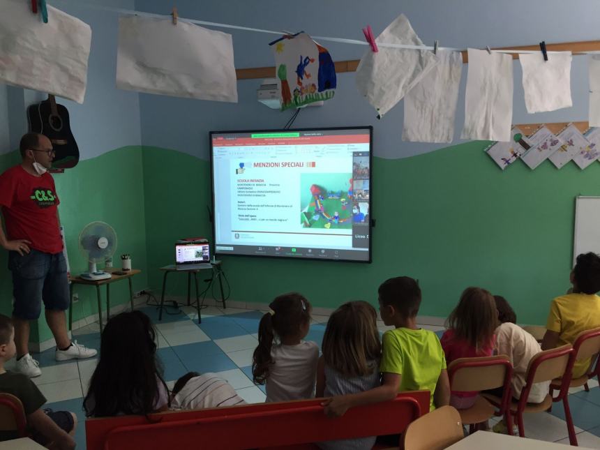 Scuola dell’infanzia a Montenero, doppia menzione speciale ai bambini di quarta