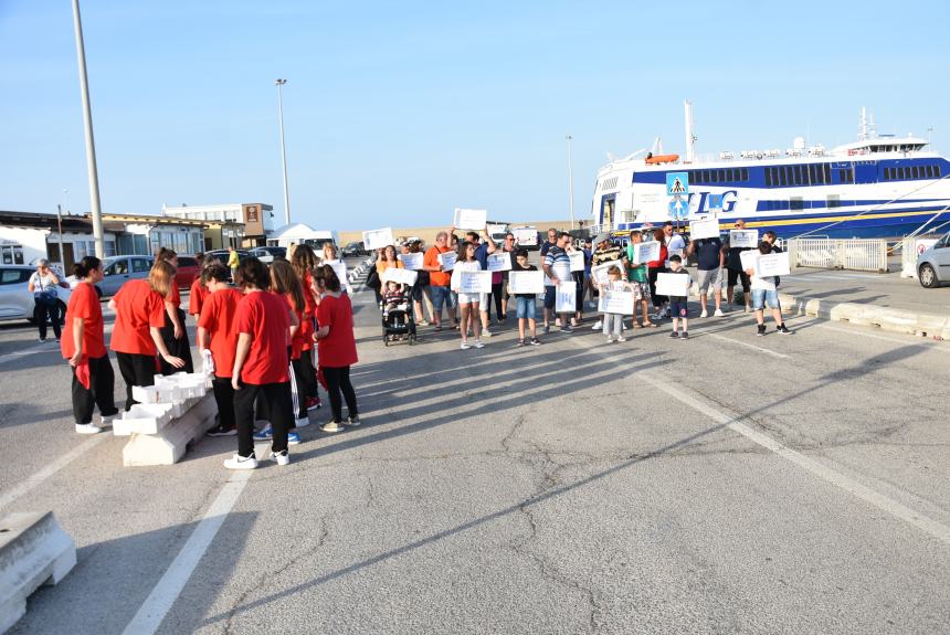 Flash mob al porto di Termoli