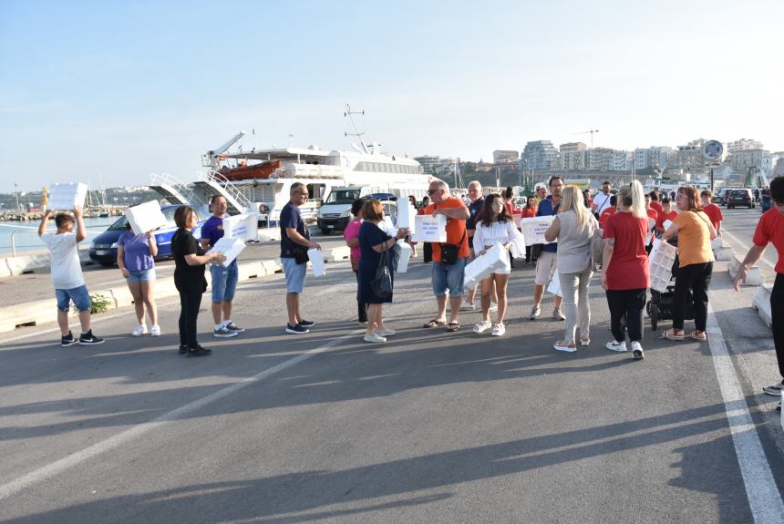 Flash mob al porto di Termoli