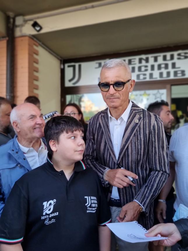 Dieci anni di Termoli Bianconera celebrati col mitico Fabrizio Ravanelli