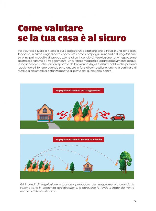 «Proteggere l'abitazione dagli incendi di vegetazione»