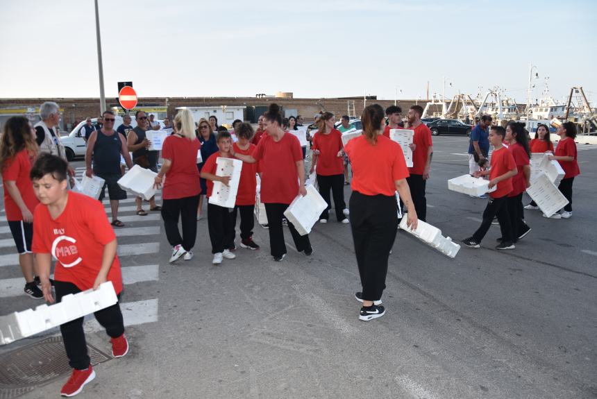 Flash mob al porto di Termoli