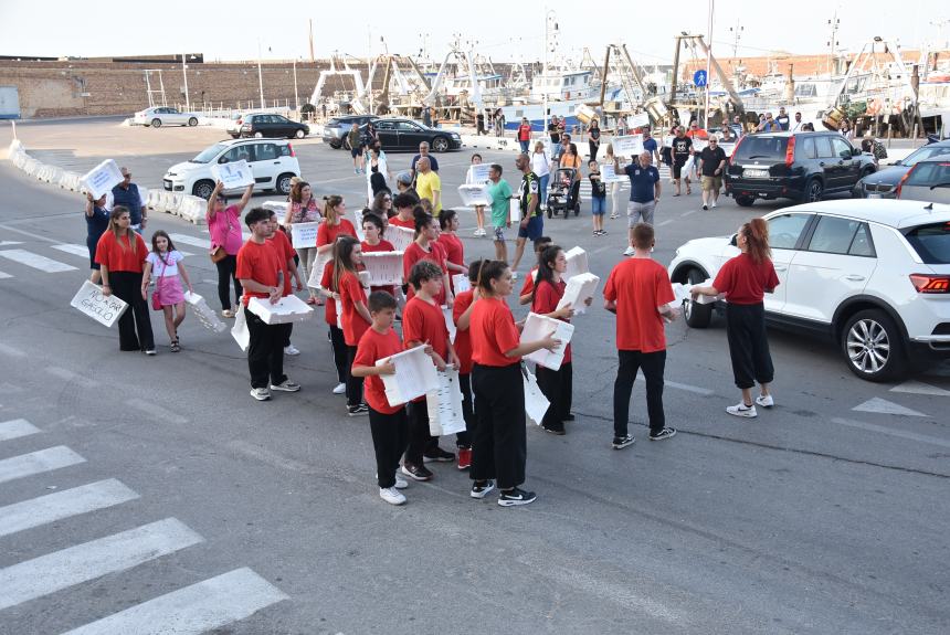 Flash mob al porto di Termoli