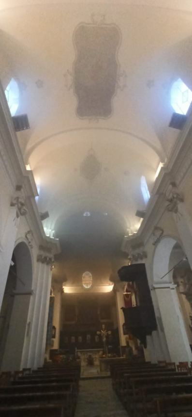 L'incendio nella chiesa di Santa Maria in Silvis