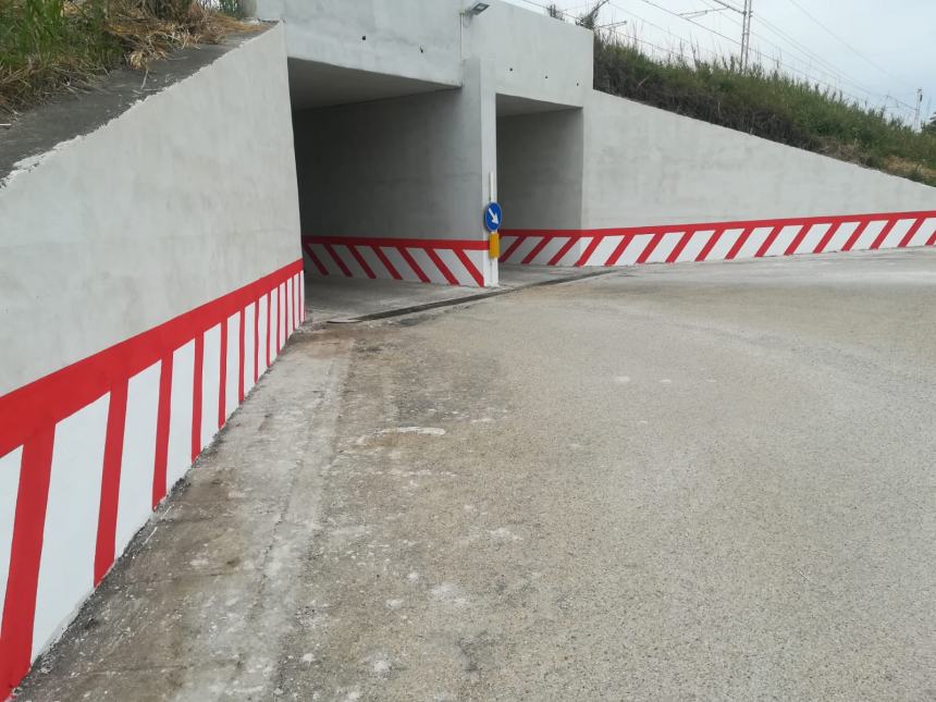 Contrada Fucilieri, lavori al ponte della ferrovia