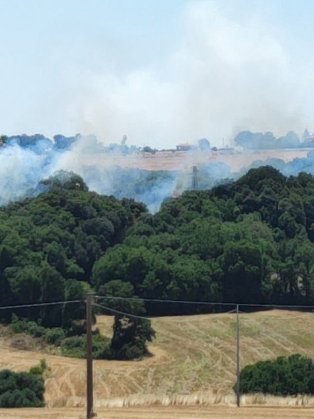 Incendio in via Mincio