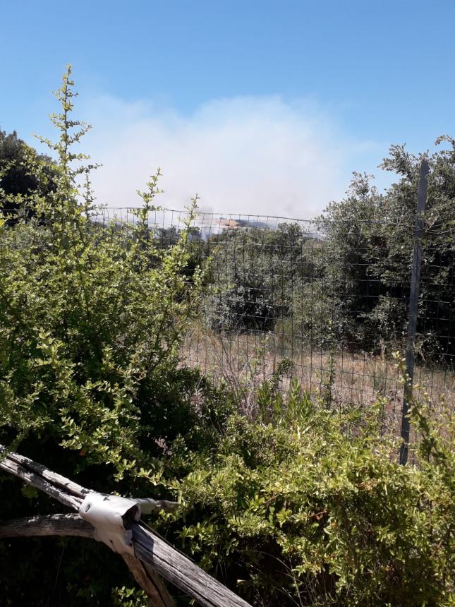 Incendio in via Mincio