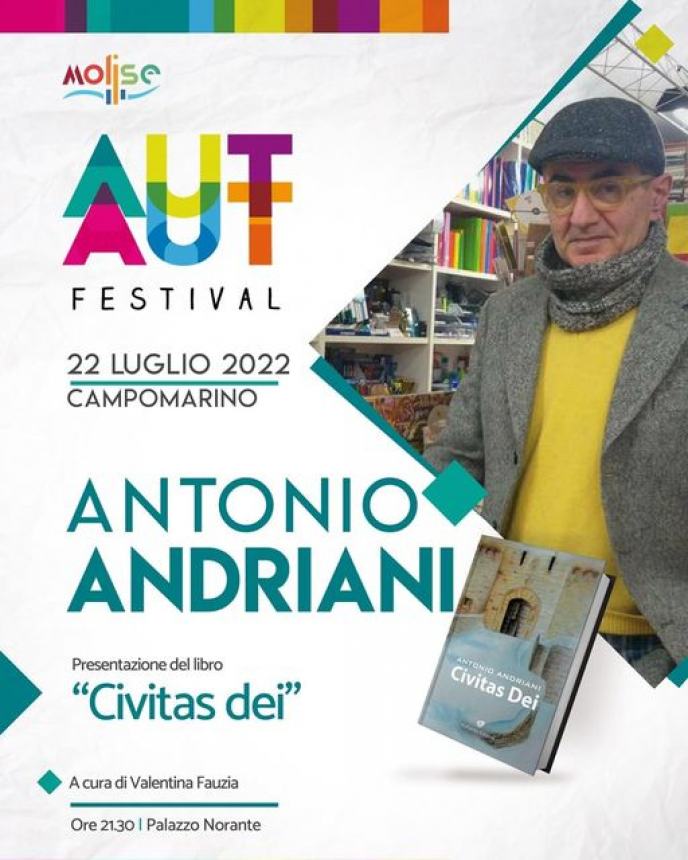 Aut Aut Festival, Antonio Andriani protagonista con "Civitas Dei"