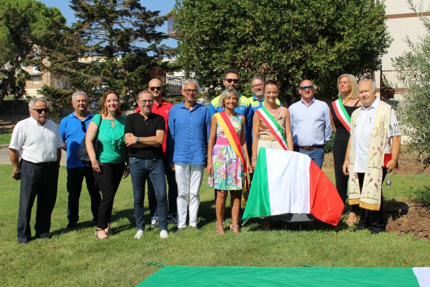 Piantati tre alberi per il gemellaggio San Salvo-Civitella del Tronto