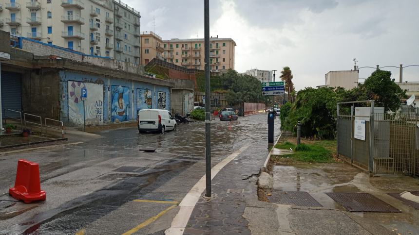 Il maltempo sulla costa