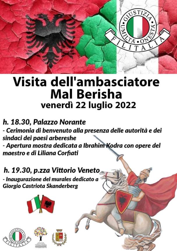 Visita dell'ambasciatore Mal Berisha