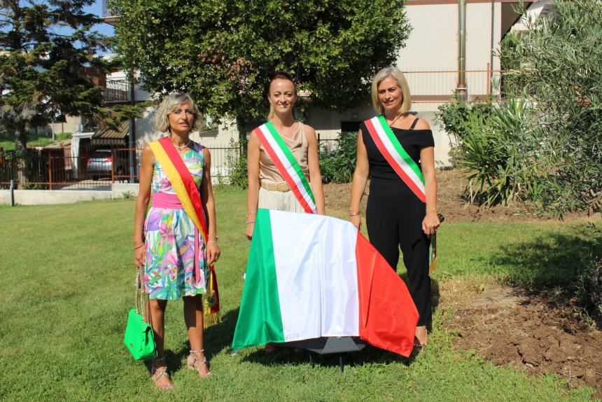 Piantati tre alberi per il gemellaggio San Salvo-Civitella del Tronto