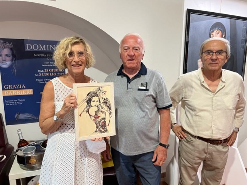 Finissage della mostra di Grazia Barbieri con Acm e Antonietta Aida Caruso