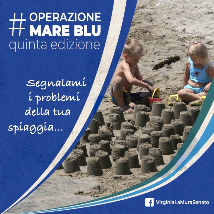 “Operazione Mare Blu”, la campagna social