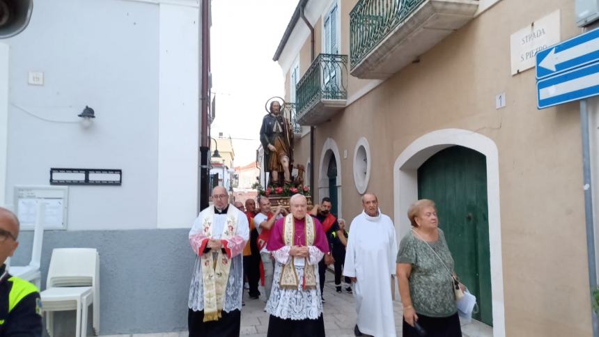 Cattedrale e borgo antico omaggiano San Rocco