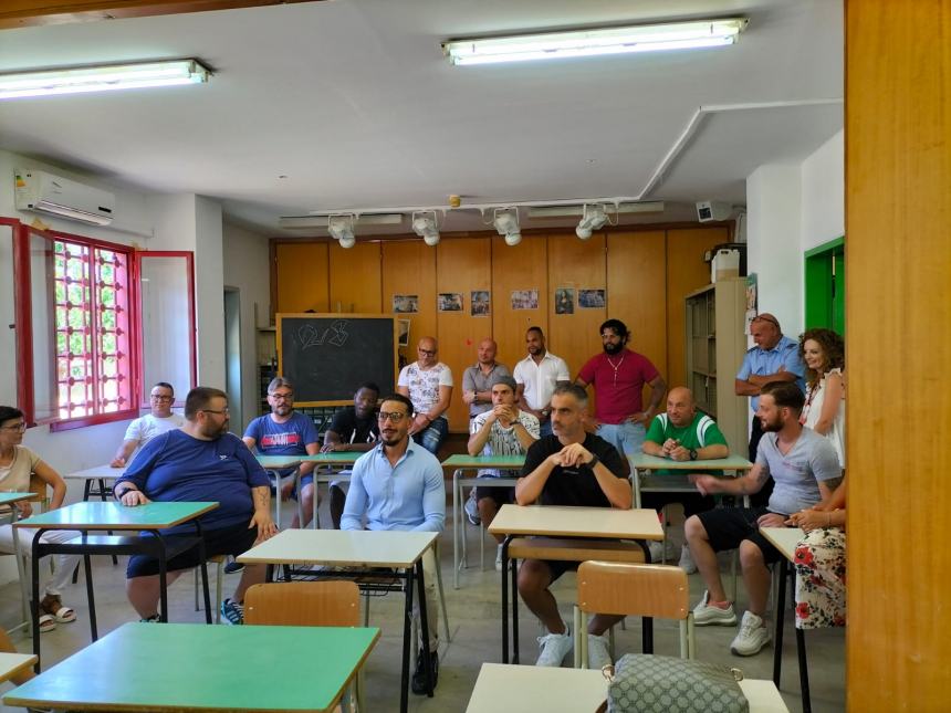 Murales inaugurato al carcere di Larino