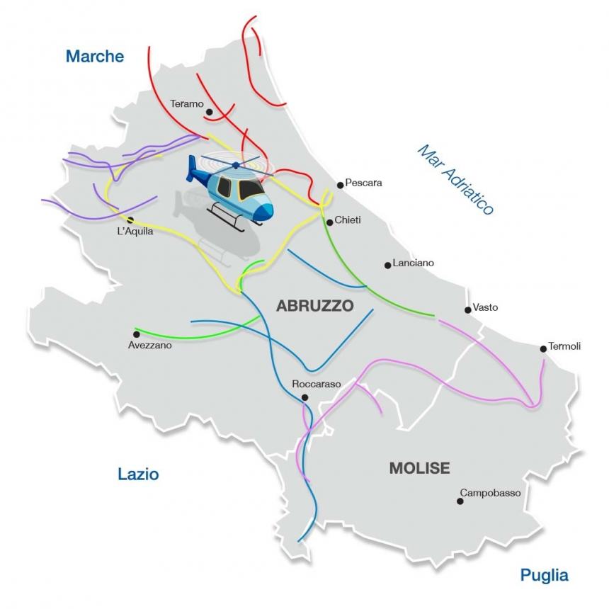 Terna conclude ispezioni aeree della rete elettrica su Abruzzo e Molise