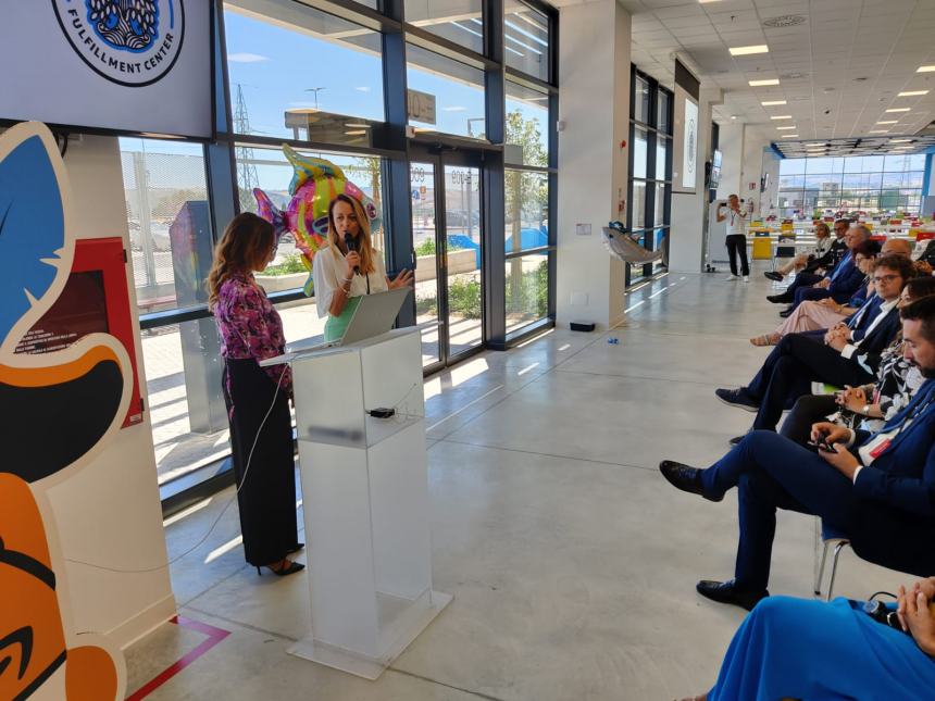 Inaugurato il centro logistico Amazon di San Salvo