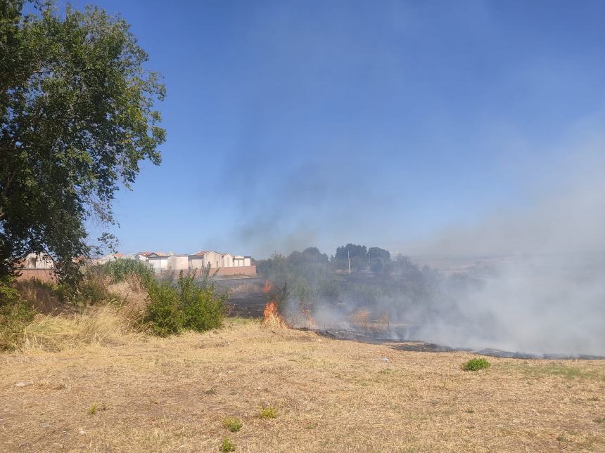 Incendio a San Martino in Pensilis