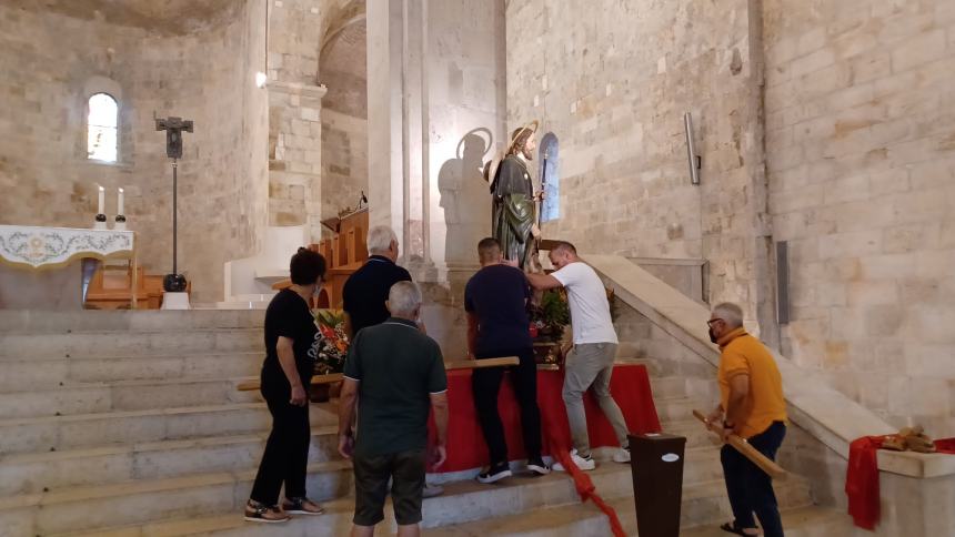 Cattedrale e borgo antico omaggiano San Rocco