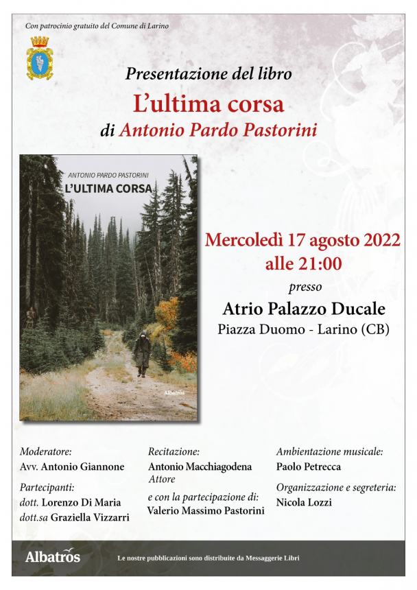 Presentazione libro "L'ultima corsa"