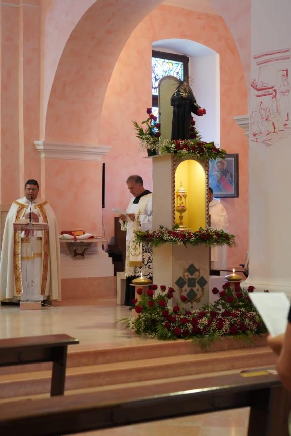 Bonefro saluta la reliquia di Santa Rita da Cascia
