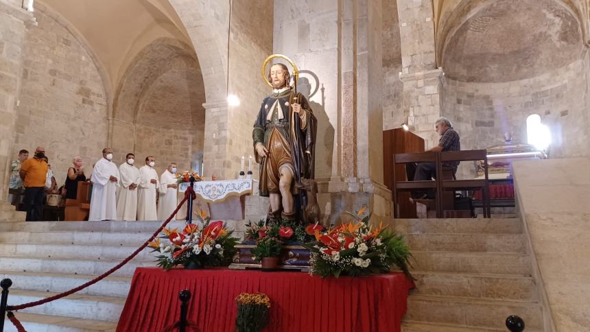 Cattedrale e borgo antico omaggiano San Rocco