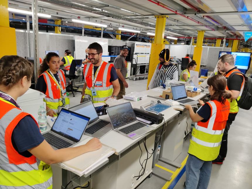 Inaugurato il centro logistico Amazon di San Salvo