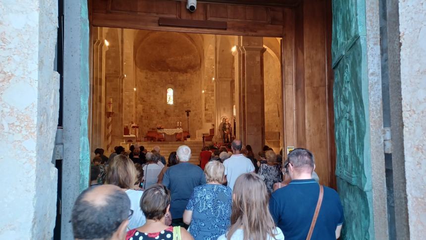 Cattedrale e borgo antico omaggiano San Rocco