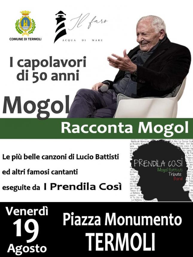 Mogol in piazza Monumento