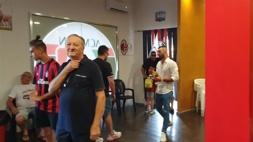 L'inaugurazione del Milan club "Carmine D'Angelo"