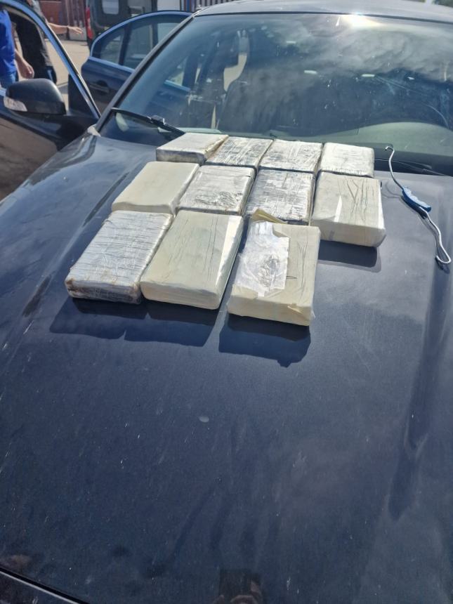 Auto con 11 kg di cocaina fermata al casello di Vasto Nord, arrestato il conducente