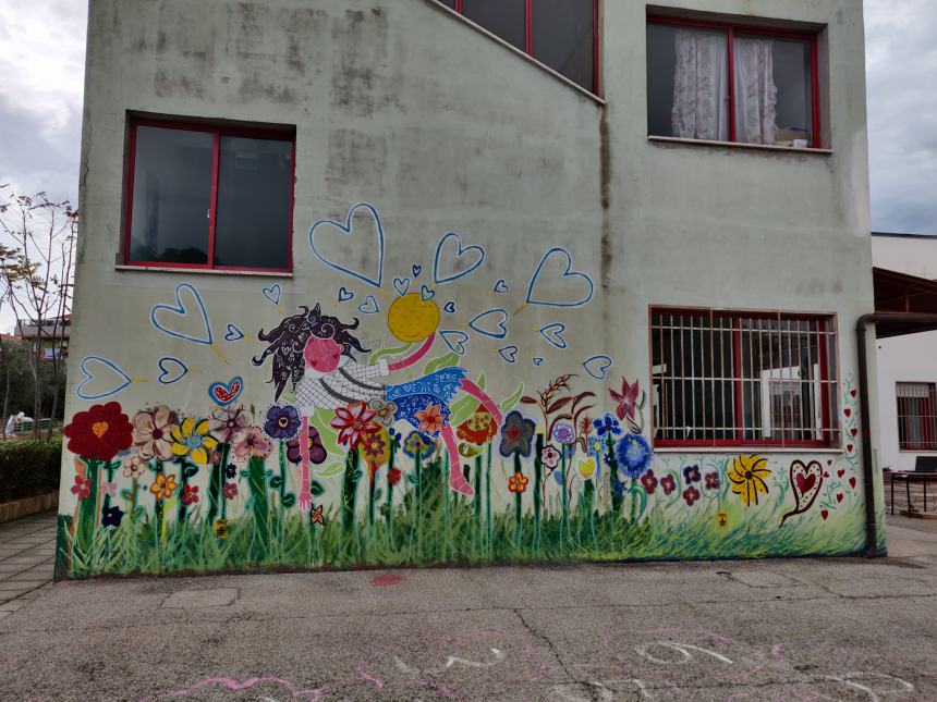 L’Orto Sociale della scuola Spataro si arricchisce della Street Art con Giovanni Peluso