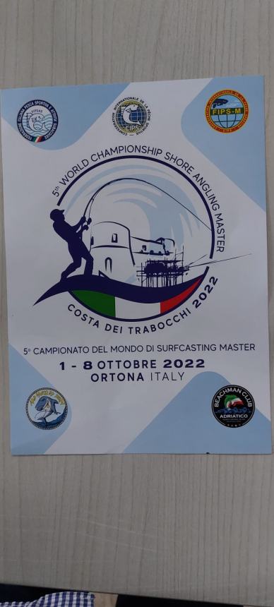 A Vasto Marina  fa tappa il 5° Campionato del mondo di Surfcasting Master 