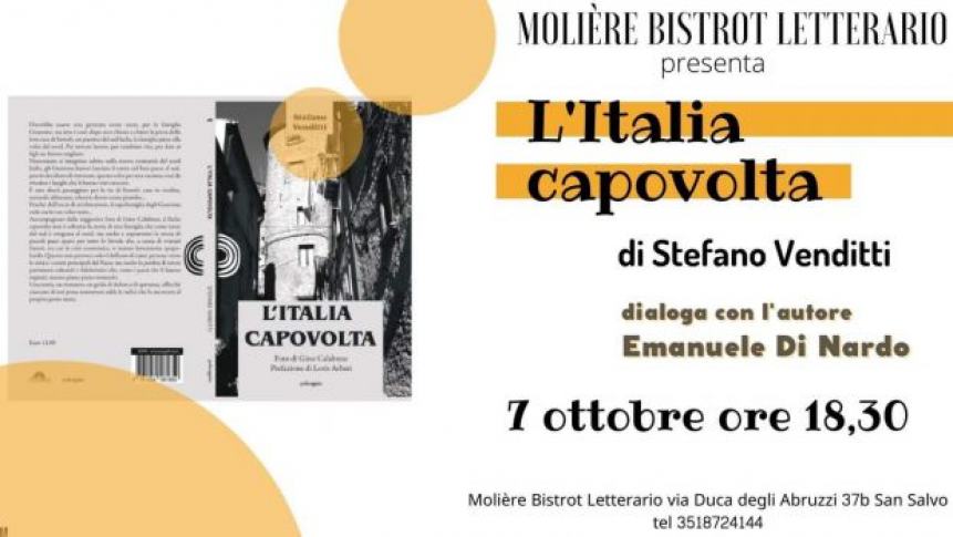 A San Salvo la presentazione del romanzo “L’Italia capovolta”