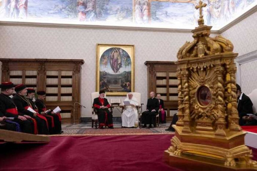 Reliquia di San Tommaso da Papa a Patriarca Chiesa Assira Oriente