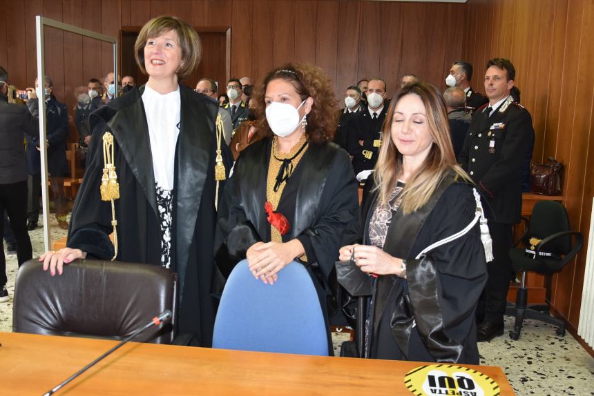 L'insediamento di Elvira Antonelli, nuova procuratrice della Repubblica a Larino