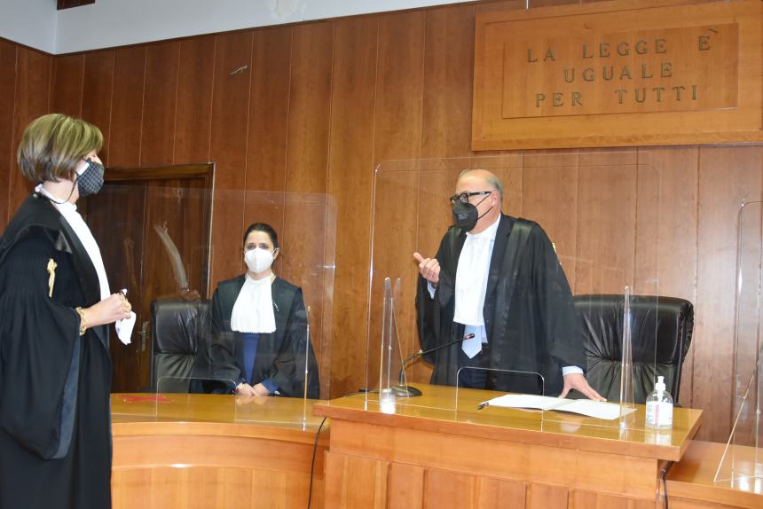L'insediamento di Elvira Antonelli, nuova procuratrice della Repubblica a Larino