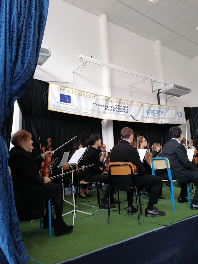 Lezione "di concerto" per gli allievi dell'istituto comprensivo di Campomarino