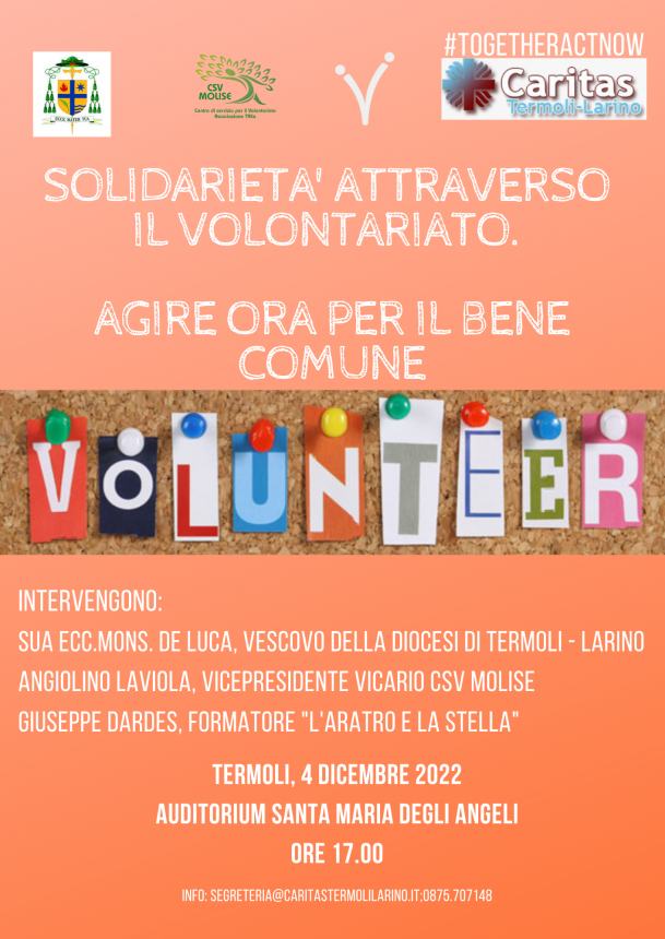 Solidarietà attraverso il volontariato, l'incontro a Termoli