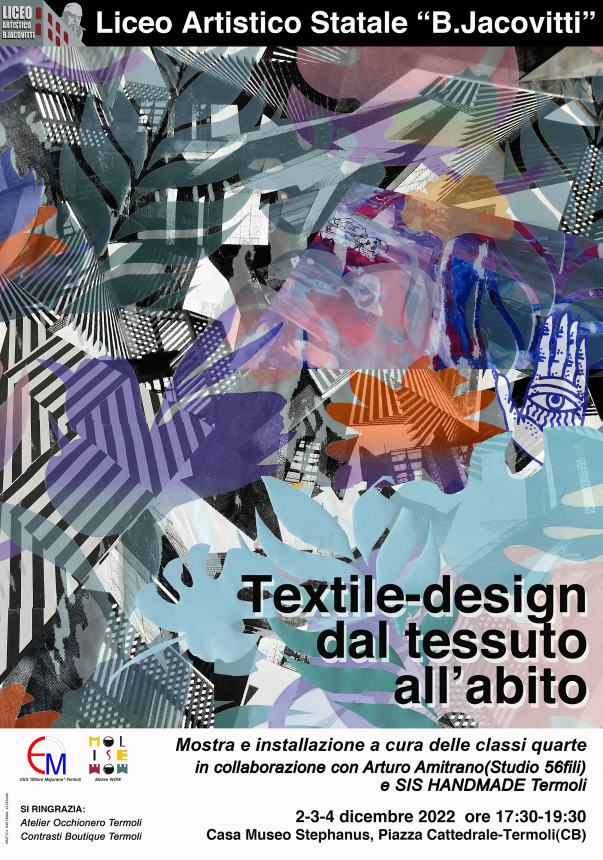 Apre la mostra "Textile-design, dal tessuto all’abito"